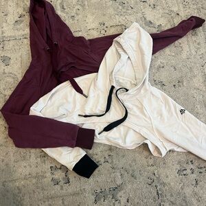 Lounge Cropped Hoodies